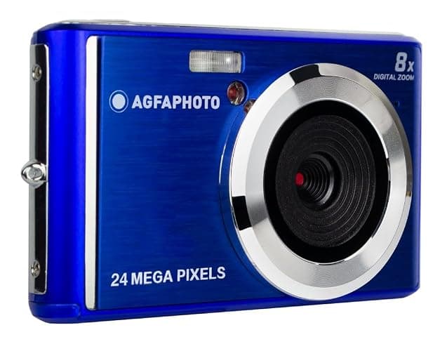 AGFA Photo Realishot DC5500 - Compact Digital Camera, 24 MP, 2.4 inch LCD Screen, 8X Digital Zoom, 720p HD Video, External SD Memory, Lithium Battery - Image 1
