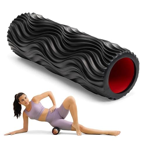Foam Roller High-Density Exercise Roller, Deep Tissue Muscle Massage, Stretching, Relieves Muscles, Improves Mobility, Fitness Roller for Pilates, Yoga, Ideal for Athletes, Beginners & Recovery - Image 1