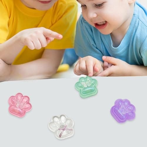 Cat Paw Squishy Squeeze Toys Pinch Cute Fufu Squishy Toys for Anxiety Relief Soft Stress Toys for Relaxation Party Favors Novelty Things Adults Birthdays Cosplay Party (1Pcs Pink) thumbnail 2