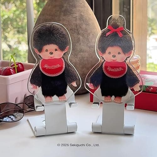 Sonix x Monchhichi Character Phone Stand | Adjustable Cell Phone Holder, Desk Stand, Dock | Monchhichi Girl thumbnail 6