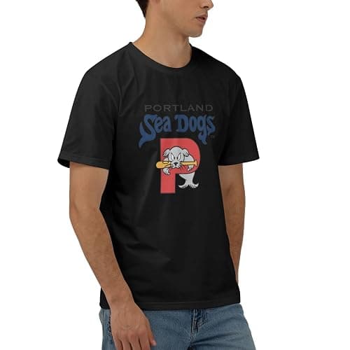Orldit Portland Sea Dogs Men's 170g Combed Cotton Short Sleeve T-Shirt thumbnail 2