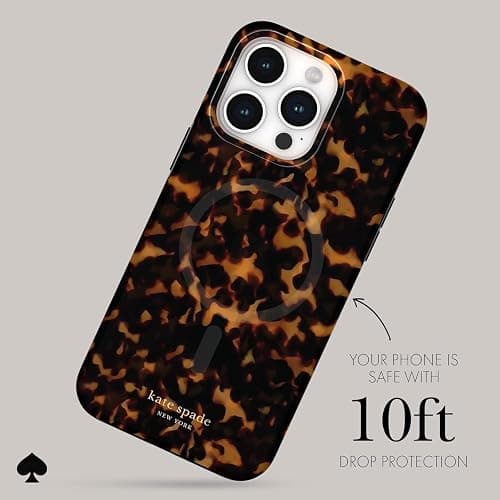 kate spade new york iPhone 15 Pro Max Case, Compatible with MagSafe - Tortoiseshell thumbnail 4