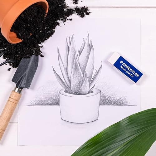 STAEDTLER Mars Plastic Vinyl Erasers (4-Pack), White Erasers for Clean & Precise Results - Latex-Free, Minimal Crumbling, Made in Peru thumbnail 10