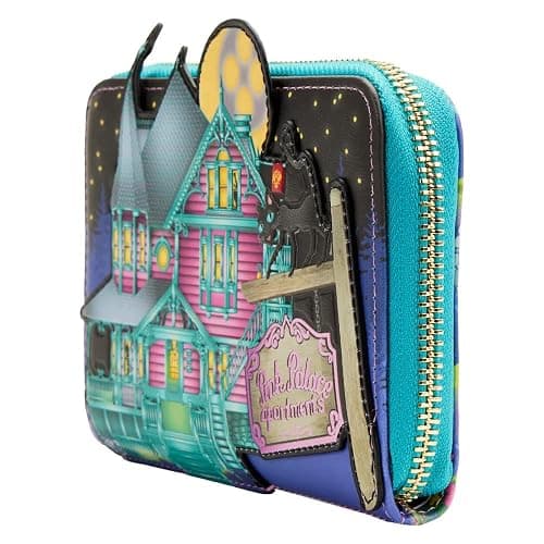 Loungefly Laika Coraline Glow-in-the-Dark House Zip Around Wallet thumbnail 3