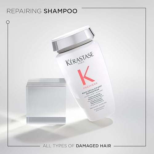 Premiere Strengthening Pre-Shampoo, Shampoo, and Mask Set for Damaged Hair - Strengthening & Smoothing, For Breakage & All Damaged Hair Types, Removes Buildup and Decalcifies with Citric Acid thumbnail 4