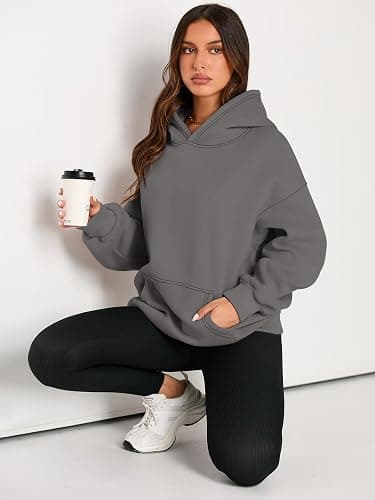 EFAN Womens Hoodies Oversized Sweatshirts Pullover Fleece Sweaters Long Sleeve Winter Fall Outfits Fashion Y2k Clothes thumbnail 4