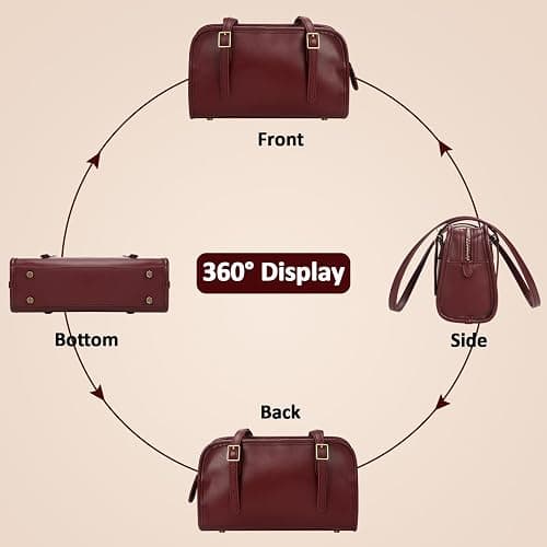 MINKARS Swing Zip Shoulder Bag with Cherry Bag Charm thumbnail 7