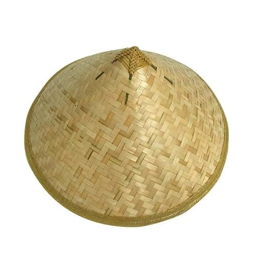 Handwoven Hat for Adults Sun-Shade Fisherman Rice PaddyHat Oriental Coolies BeachCap Photo Props Party Asian Conical P thumbnail 7