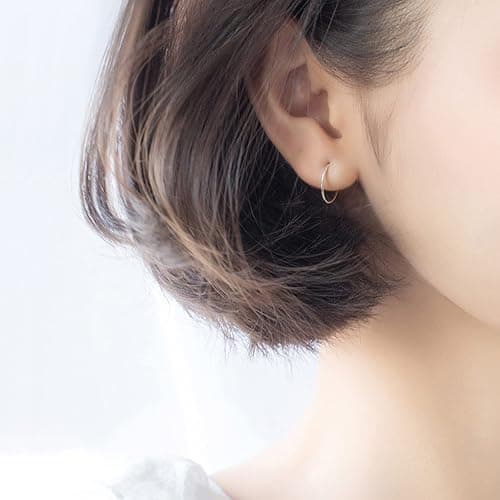EPIRORA Silver Hoop Earrings- Cartilage Endless Small Hoop Earrings Set for Women Men, 3 Pairs of Hypoallergenic 925 Sterling Silver Tragus Earrings Nose Lip Rings thumbnail 4