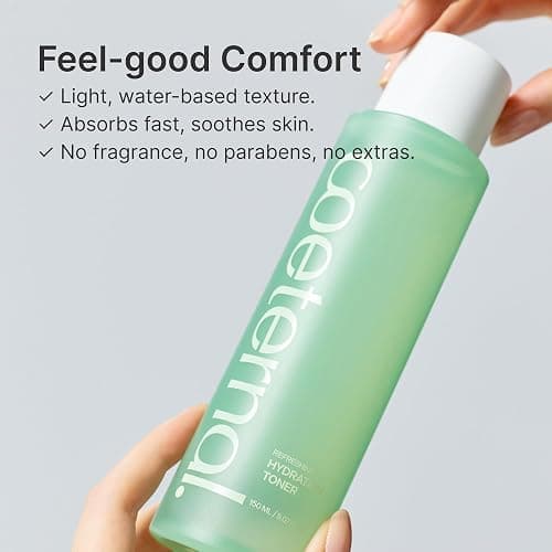 Coeternal Hydrating Toner for Dry or Oily Skin, Korean Skin Care for Face with Hyaluronic Acid & Algae11, Calming K Beauty Facial Skincare for Glass & Dewy Skin 150ml / 5.07 fl.oz. thumbnail 5