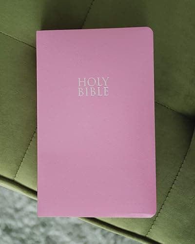 NIV, Gift and Award Bible, Leather-Look, Pink, Red Letter, Comfort Print thumbnail 2