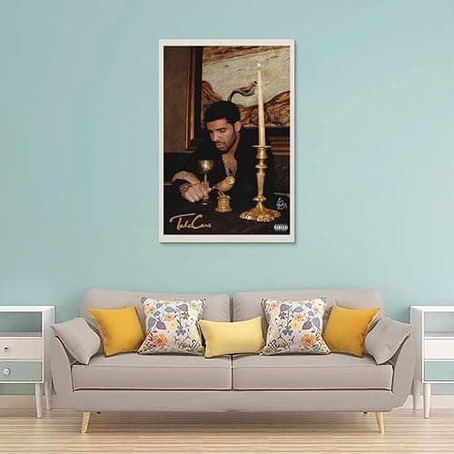 Ockxin Drake Poster Take Care Minimalist Album Cover Music Posters for Room Aesthetic Canvas Wall Art Bedroom Decor12x18inch(30x45cm) thumbnail 2