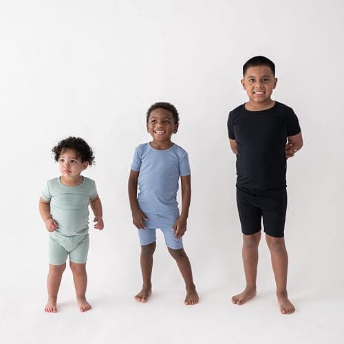 KYTE BABY, Short Sleeve Toddler Pajama Set, 97% Rayon made from Bamboo, 3% Spandex thumbnail 2