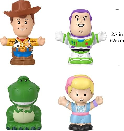 Fisher-Price Little People Toddler Toys Disney Pixar Toy Story Figure Pack with 4 Characters for Pretend Play Kids Ages 18+ Months thumbnail 2