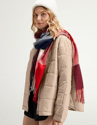 Gacaky Women's Baggy Lightweight Zip Puffer Jacket Warm Winter Down Coat with Pockets thumbnail 5