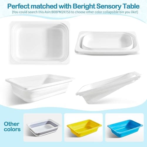 Beright Play Kitchen Sink Toys, Toddler Sink Toys with Upgraded Faucet, Pretend Play Toys Running Water, Perfectly Matched with Beright Sensory Table thumbnail 5