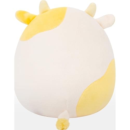 Squishmallows Original 8in Bodie The Yellow Spotted Cow Wrapped in Flower Stems – Official Jazwares Easter Plush (Little) thumbnail 4