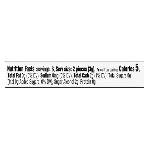 Trident White Spearmint Sugar-Free Chewing Gum, 9 Pack of 16 Pieces (144 Total Pieces) thumbnail 7