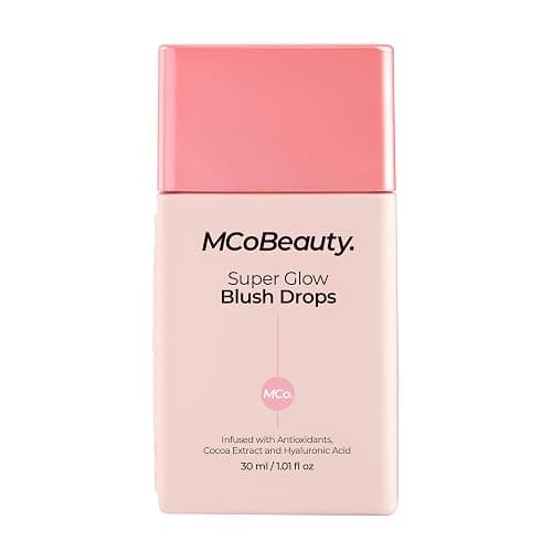 MCoBeauty - Super Face Bundle - Super Glow Bronzing Drops, Super Glow Blush Drops & Souffle Dream Moisturizing Cream - Vegan, Cruelty-Free Cosmetics - Pack of 3 - Christmas Gifts, Stocking Fillers thumbnail 3