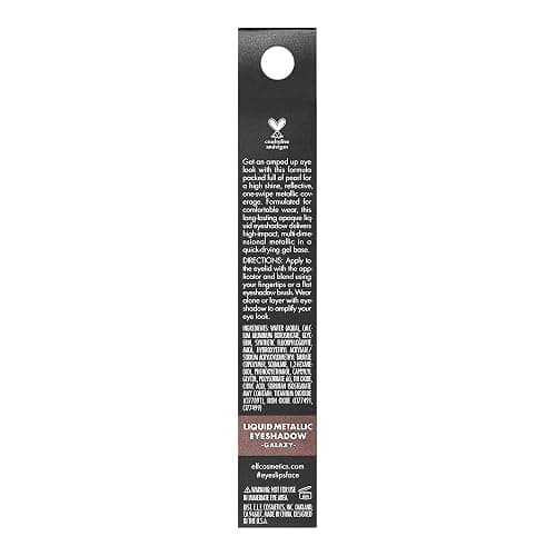e.l.f. Liquid Metallic Eyeshadow, Quick-Drying, Long-Lasting, Gel-Based Formula For One-Swipe Pigmented Coverage, Vegan & Cruelty-Free, Galaxy thumbnail 5