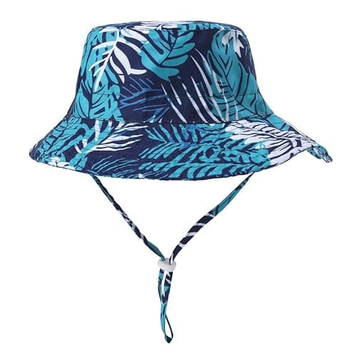 Baby-Boys Toddler Long Sleeved Rashguard Swim Bathing Suit and Sun Hat Set thumbnail 4