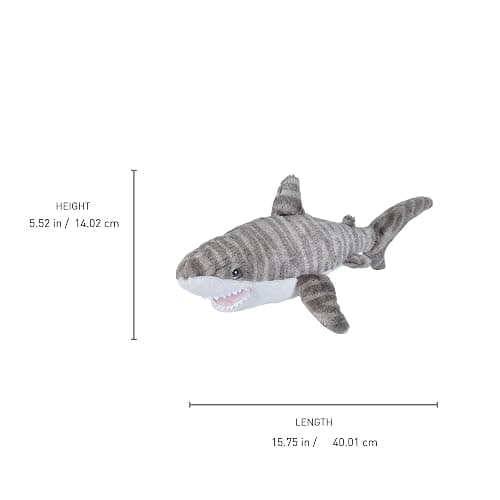 Wild Republic Tiger Shark Plush Soft Toy thumbnail 3