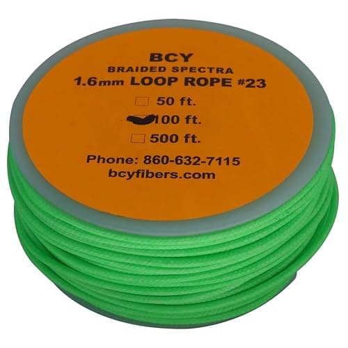 BCY Size 23 Loop Rope Neon Green 100 ft. - Image 1