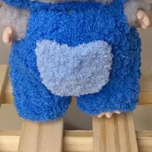Clothes for Labubu, Cute Outfit for 17cm Labubu, Handmade Doll Onesie for Labubu Suit, Premium Doll Costume for Labubu Dress up Unique Style (Blue) thumbnail 5