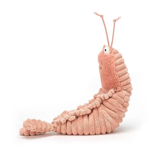 Jellycat Sheldon Shrimp Stuffed Animal, 8.5 inches - Ocean and Sea Plush Toy - Classic Children's Gift thumbnail 4