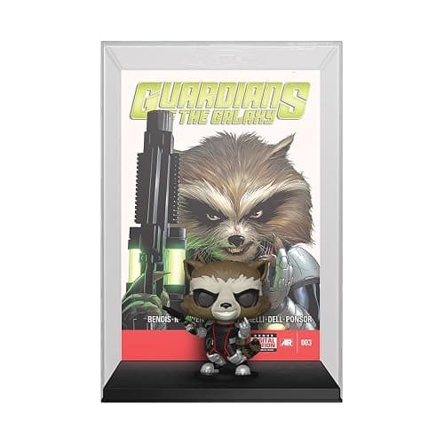 Funko Pop Comic Cover Marvel Guardians of the Galaxy Rocket Raccoon Collectable Vinyl Figure - Image 1