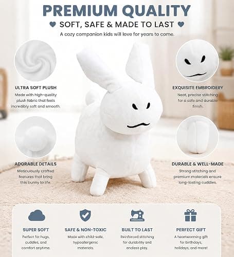 11 Inch Gubby Plush Toy, Stuffed Figure Pillow for Home Decor, Collectible Gift for Video Game Fans Kids Adults thumbnail 4
