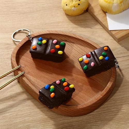 HSYHERE Men Women Creative Interesting Novelty Stylish Mini Simulated Food Fruit Shrimp Keychain Key-ring Pendant thumbnail 2