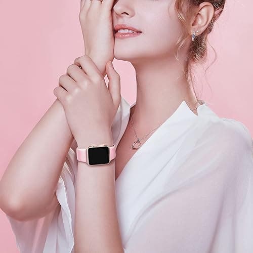 6 Pack Apple Watch Band 42mm Silicone thumbnail 3