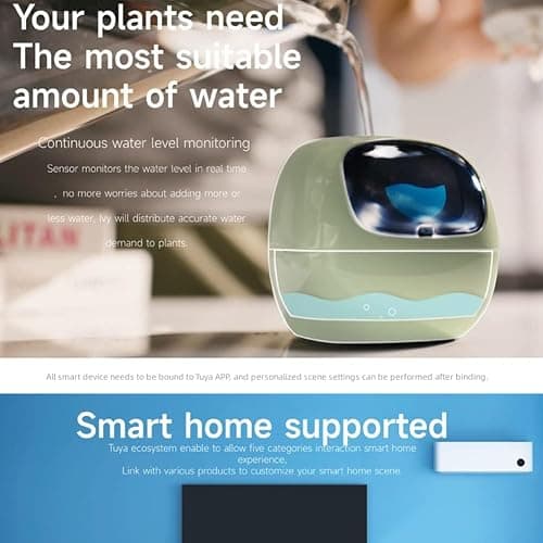 Itigoitie Smart Flowerpots,Smart Pet Planter,Ai Planter,Intelligent Flowerpots,Multiple Expressions,7 Smart Sensors, and Ai Chips Make Raising Plants Easy and Fun for Living Room,Plant-Free,Yellow thumbnail 8