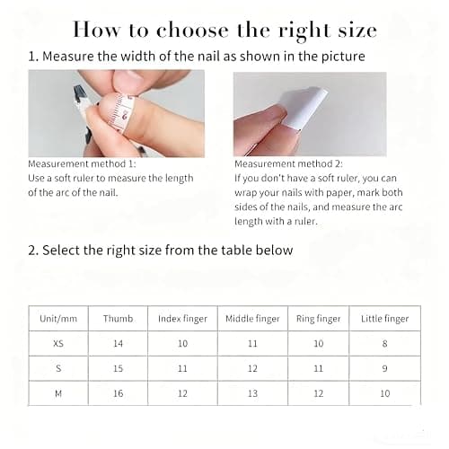 10 Short Almond Handmade Press On Nails | 3D Floral with Cute Water Drop Decor&Starfish&Seashell,New styles for Autumn & Winter | Skip Salon Trips, Easy to Apply & Remove, Reusable (Seashell（XS）, XS) thumbnail 5