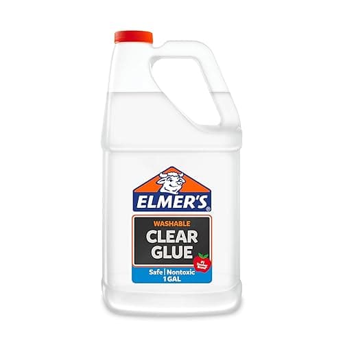 Elmers Clear Liquid School Slime & Craft Glue Premium 1 GlueGallon for School Supplies & Slime Supplies Washable - 1 Gallon - Single