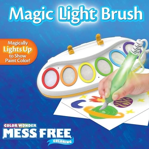 Crayola Color Wonder Magic Light Brush, Mess Free Painting Station for Kids, Toddler Toys & Activities, Holiday & Christmas Gifts for Kids, Ages 3+ thumbnail 6
