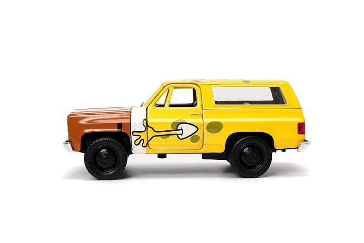 Jada Toys Spongebob Squarepants 1:32 1980 Chevy Blazer K5 Die-cast Car and 1.65" Spongebob Figure, Toys for Kids and Adults, 31798 thumbnail 3