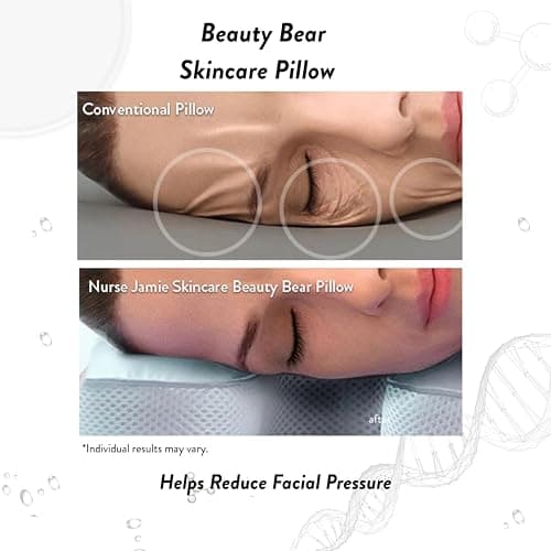 Nurse Jamie Beauty Bear Memory Foam Skincare Pillow – Memory Foam Neck & Face Support thumbnail 2