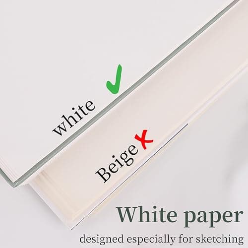 5. SuFly Sketch Book 9x12, Drawing Paper Pad-68lb/100gsm, Top Spiral Sketchbook Hardcover, 100 Sheets Sketch Pad for Kids Classroom Art Supplies for Adults-Sketchpad for Drawing, Illustration & Art Stuff thumbnail 5