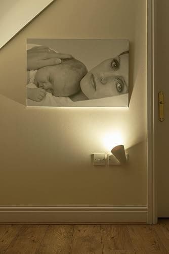 AURAGLOW Plugin GU10 Spotlight Uplighter Wall Sconce Wash Light Plug Socket Outlet Uplight Lamp - NO LED Bulb Included thumbnail 7