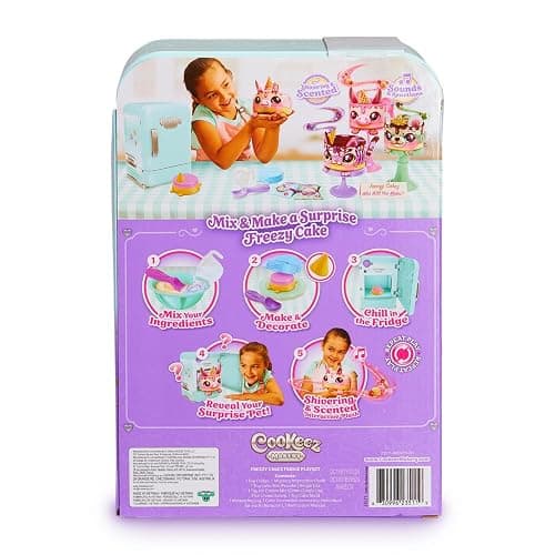 Cookeez Makery Freezy Cakez. Mix & Decorate Your Plush Best Friend! Place Your Cake Mix in The Freeze and Be Amazed When A Scented, Shivering, Interactive Plush Friend Comes Out. Styles May Vary thumbnail 6