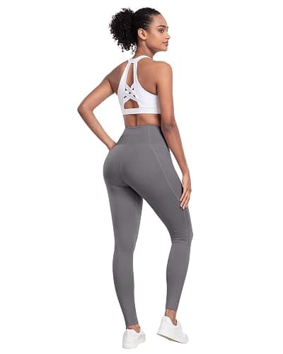 LZYVOO Leggings with Pockets for Women, 6 Packs Soft High Waisted Tummy Control Workout Yoga Pants thumbnail 5