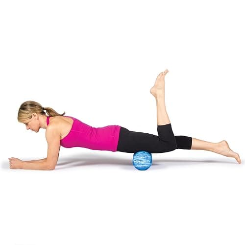 OPTP PRO-Roller Soft Density Foam Roller – Low Density Soft Foam Roller for Physical Therapy, Pilates, Yoga Foam Roll Exercises, and Muscle Recovery- Blue 36" x 6" thumbnail 7