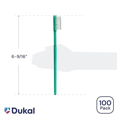 Dukal Fast Brush Pre-Pasted Disposable Toothbrushes (Box of 100) thumbnail 2