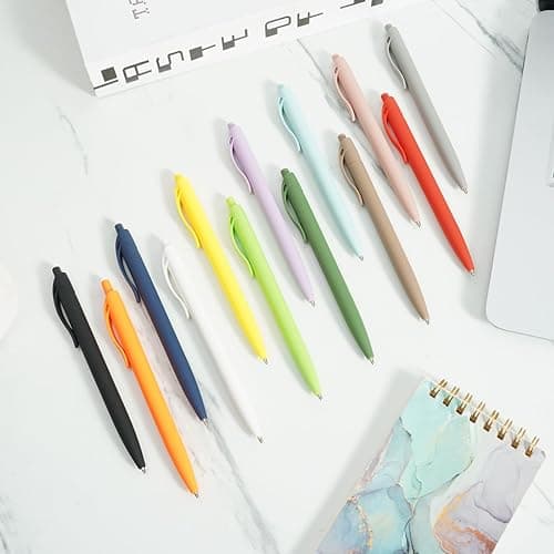 Wiaziert BallPoint Pens, 50 Pack (BLACK Ink),Bulk Pens, Mint Blue Barrel,Click Pens for Office Home and School, Retractable Ballpoint Pens, Medium Point, 1.00MM (Mint Blue) thumbnail 7
