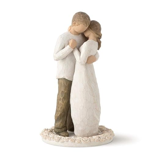 Willow Tree Promise, Sculpted Hand-Painted Cake Topper - Image 1