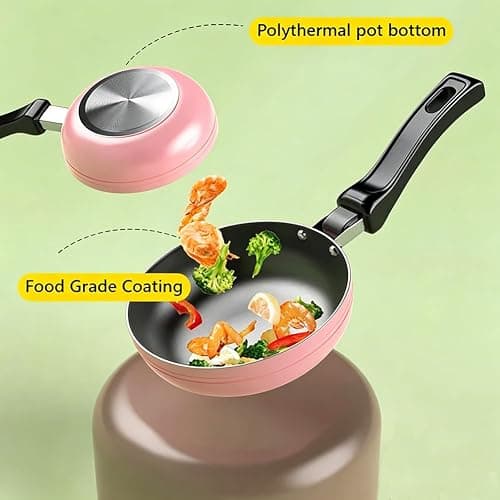 Mini Kitchen Real Cooking Sets with Electric Stove,Food Making for Beginner Cooking Educational Tool,Junior Easy Safe Tools Dishes Set (Blue) thumbnail 7