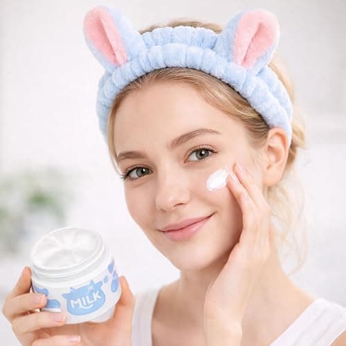 Milk Skin Care Sets & Kits - Milk Beauty Gift Sets for Teenage Girls - Teenage Girls Gifts - Facial Kits for Women - Travel Skincare Set Daily Face Care - Deep Hydrating Smoothing 28PCS (Milk-28PCS) thumbnail 6