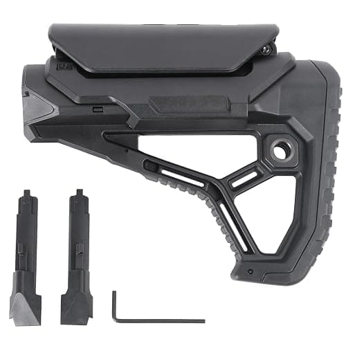 Bravary Cheek Height Raiseable Fixed Stock - Black - Gen II - Image 1